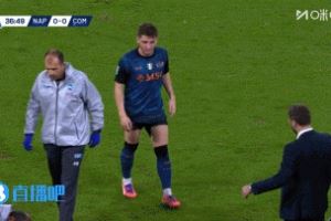 意天空:吉尔莫和斯皮纳佐拉肌肉受伤被换下,接下来需进一步检查